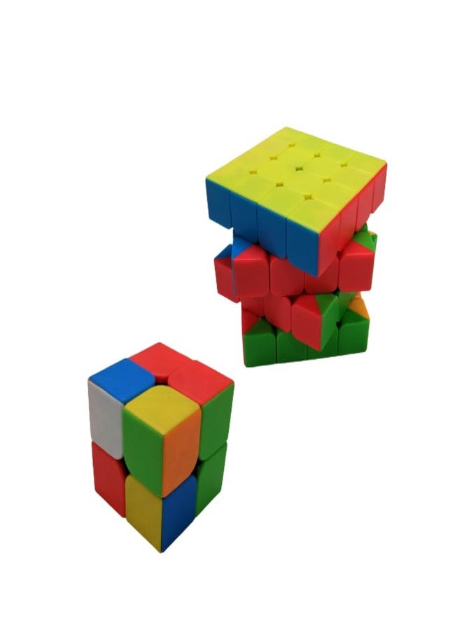 مجموعة مكعبات سيجنال مارت المكونة من 2x2 و 3x3 و 4x4 و 5x5 مكعب السرعة السحري بدون ملصقات (مجموعة من 4 قطع) - Image 2